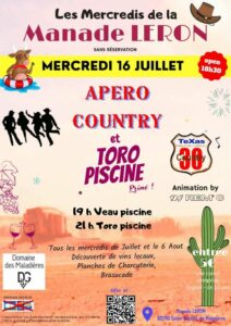 Les mercredis à la manade soirée country